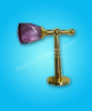 Purple crystal curtain hook