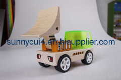 construction work-shovel car wooden toys
