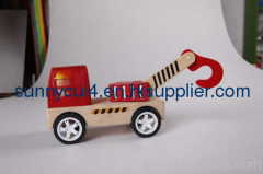 construction work-crane wooden toys