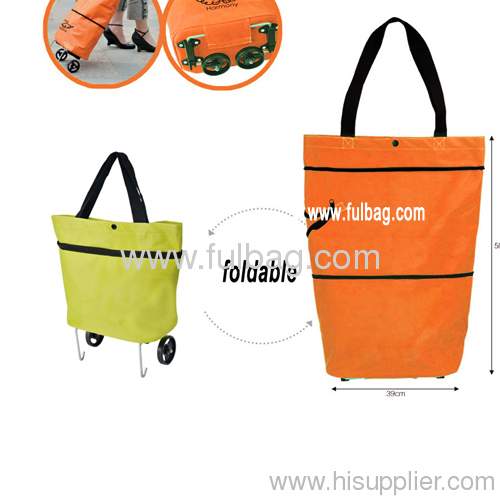 trolley bag, Promotional carrier, Shoulder bag, foldable bag, Shopping trolley bag
