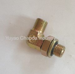 90° ELBOW BSP MALE 60° SEAT/BSP MALE O-RING ADJUSTABLE STUD END
