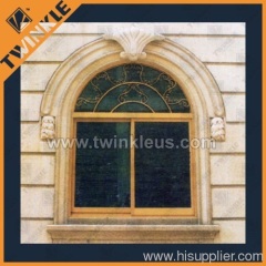 arched stone window surround