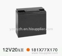 LiFePO4 Battery with 12V 20Ah Nominal Capacity used for solar powered system