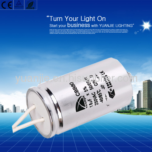 CBB80 capacitor 8uf for halogen lamp