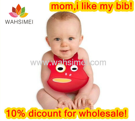 Cheap Waterproof Silicone Infant Bibs For Baby