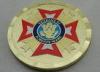 Zinc Alloy Gold Plating Veterans of Foreign Wars Personalized Coins with Soft Enamel, for Commemorat