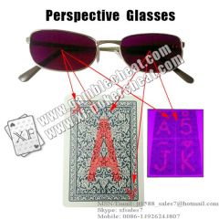 XF Perspective Glasses for marked cards/poker cheat/contact lens/remote control