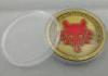 Soft Enamel Gold Plated Airlift Wing Coin / Zinc Alloy Personalized Coins for Awards, Military, Souv