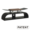 Wooden & Tempered Glass TV Stand