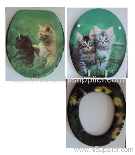 MDF toilet seats decorative toilet seat cover