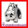 European Sterling Silver 925 european Style Hippo Animal Beads Cheap