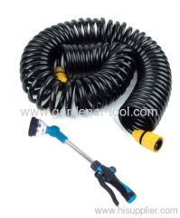 10M Garden Water Coil Hose With Water Wand