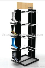 Shoes display rack,metal display stand for socks