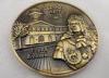 Customized Both Sides 3D Brass / Copper / Zinc Alloy Memorial Coin with Antique Gold, Nickel, Brass