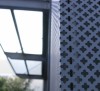 Ornamental perforated plate mesh