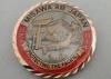 3D Antique Copper Plating Brass American Personalized Coins for Awards, with Diamond Cut Edge