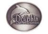Customized Antique Silver Plating Curved Dolphin Badge, Pewter Souvenir Badges for Mug