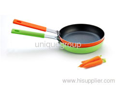 12cm Aluminum Mini Non-stick Frying Pan Skillet Ceramic Fry Pan