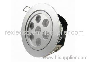 Low Voltage Outdoor IP20 LED Down Light Fixtures, 650Lm 7W led Ceiling light Fixtures