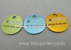 Custom Anodized Trolley Coin, Aluminum Promotional Trolley Coins with Soft and Key Chain