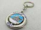 Customized Metal Spinning Key Chain, Zinc Alloy Die Casting Promotional Keychain