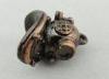Pewter Stamped, Die Spinning, Injection Scuba Diving Promotional Keychain, Antique Copper Plating