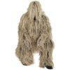 100% Polyester Mesh Camo Ghillie Suit Poncho, 3D Camouflage Dress With Hooded, Jacket, Trouser