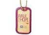 Custom Made Walk For Hope Dog Tag Chain, Stainless Steel Silk Screen Printing Personalised Dog Tags