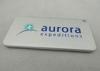 Aurora Expeditions Aluminum Metal Luggage Tag Personalized With Silk Screen Printing, Die Stamping