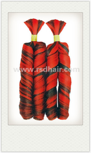 multicolor wave human hair bulk