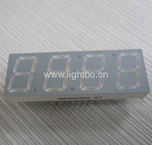 Ultra bright blue common anode 4 digit 0.56 inch 7 segment led display for clock indicator,oven timer control