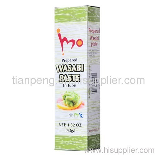 Japanese style wasabi paste horseradish