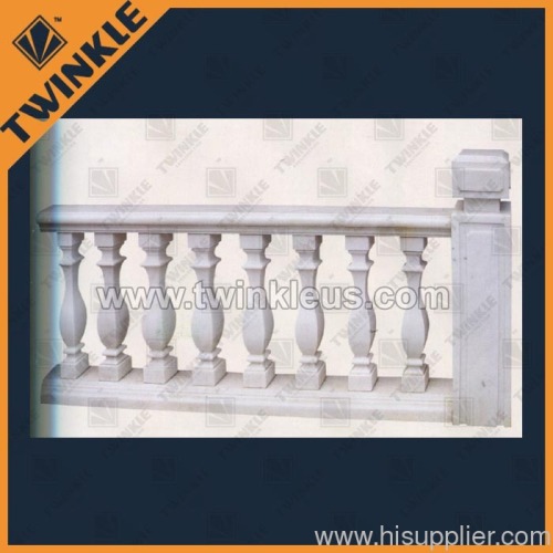 stone white marble balustrade