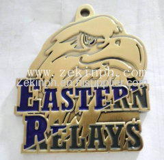 eagle shape medal badge