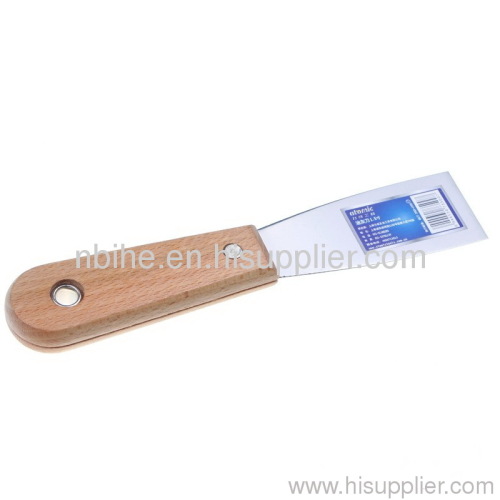 High quality putty knife scraper paint with wooden handle