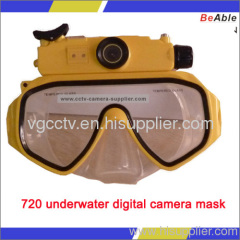 720 underwater digital camera mask