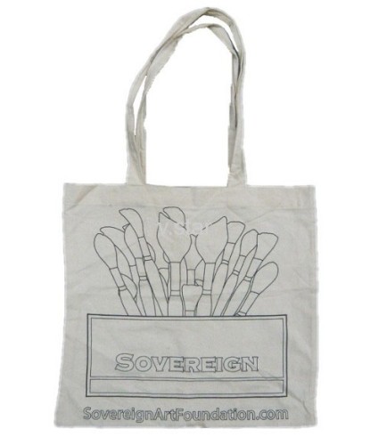 Reusable cotton tote bag