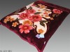 Stock Cheap price 100% polyester mink blanket Raschel blanket