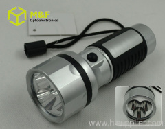 plastic durable aa battery led flashlight