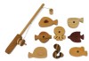 wooden fish baby toys