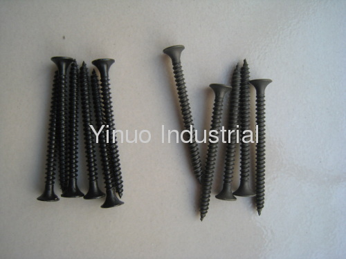 India Market Supplier of DRYWALL SCREW phosphated black/grey