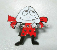 iron stamped with soft enamel pin