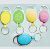 plastic badge holder keychain