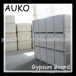 Paper faced gypsum board for wall partition or ceiling 10mm