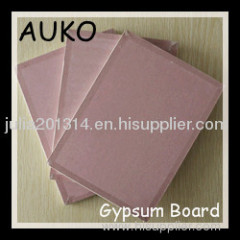 Paper faced gypsum board for wall partition or ceiling 12mm