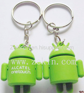 Android cute all round 3D keychain