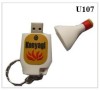 Customized:rubber USB flash drive