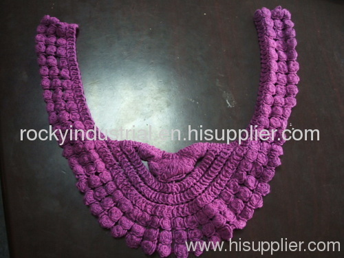 PI-072 Purple cotton necklace 2011