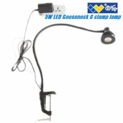 Snake led clilp clamp task light