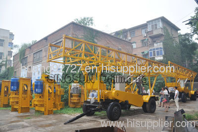 S600 trailer mounted water well drilling rig